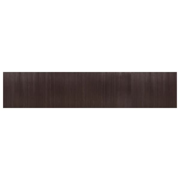 Rumsavdelare mörkbrun bredd 800 cm höjd 165 cm bambu