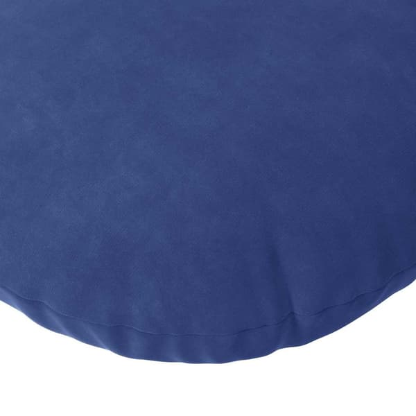 Sittkuddar 2 pcs Polisblå Ø30 x 13 cm Sammet