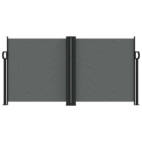 Infällbar sidomarkis antracit 120x600 cm