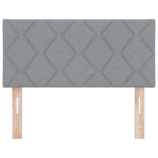 LED huvuddyna Ljusgrå 90 cm tyg