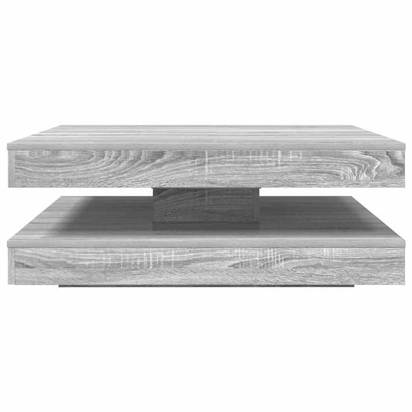 Soffbord 360 grader vridbart grå sonoma 90x90x34,5 cm