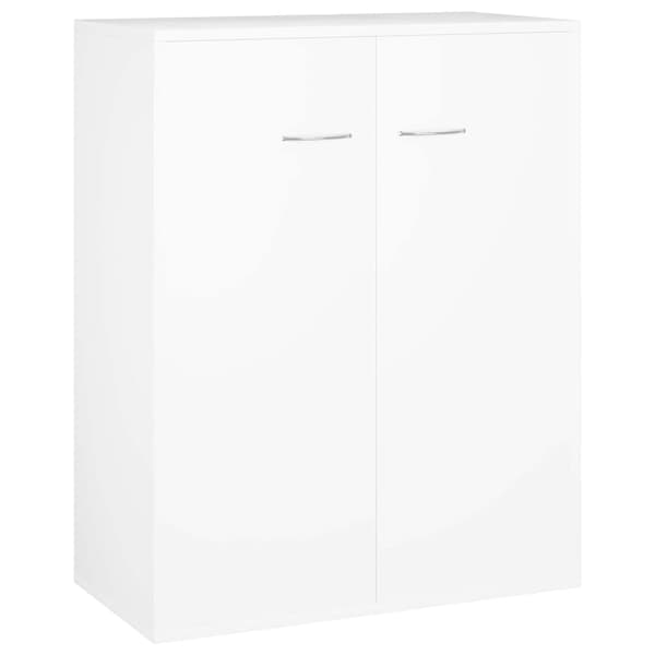 Skänk vit 60x30x75 cm konstruerat trä