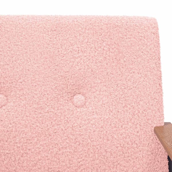 fåtölj Rosa Krälsig Ull-liknande Tyg