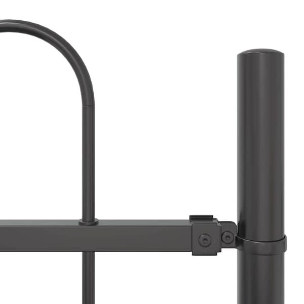 Trädgårdsstängsel 5 pcs Grå 8,5 x 1 m Pulverlackerad stål