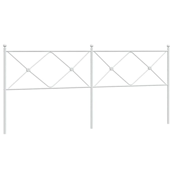Ersättningsgavel metall vit 200 cm