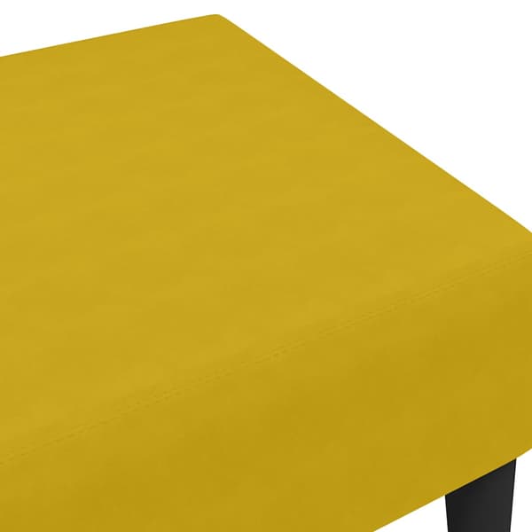 Fotpall Gul 77x55x31 cm sammet