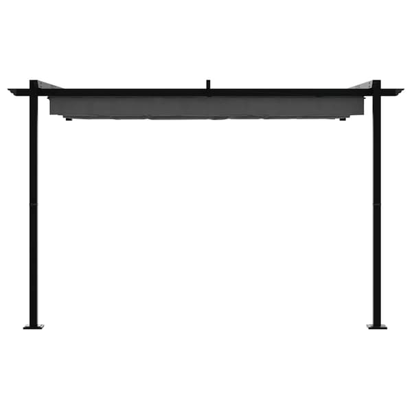 Paviljong 300 x 300 x 200 cm Antracit Polyester