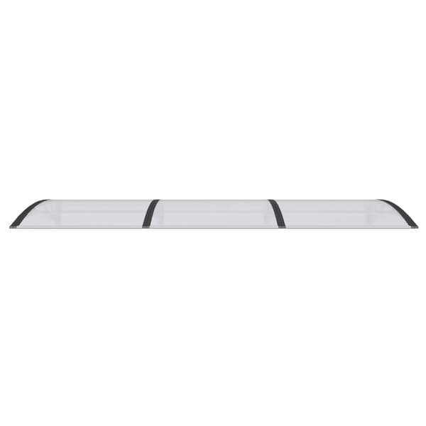 Entrétak svart 300x100 cm polykarbonat
