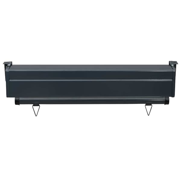 Balkongmarkis 85x250 cm svart