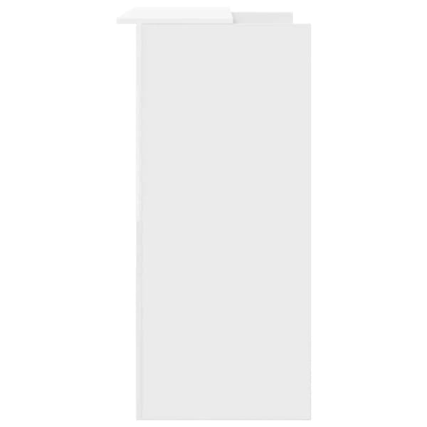 Receptionsdisk vit 100x50x103,5 cm konstruerat trä