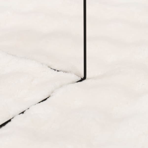 Områdesmattor Rektangulär SIROLO Gräddvit 150 x 80 cm Polyester