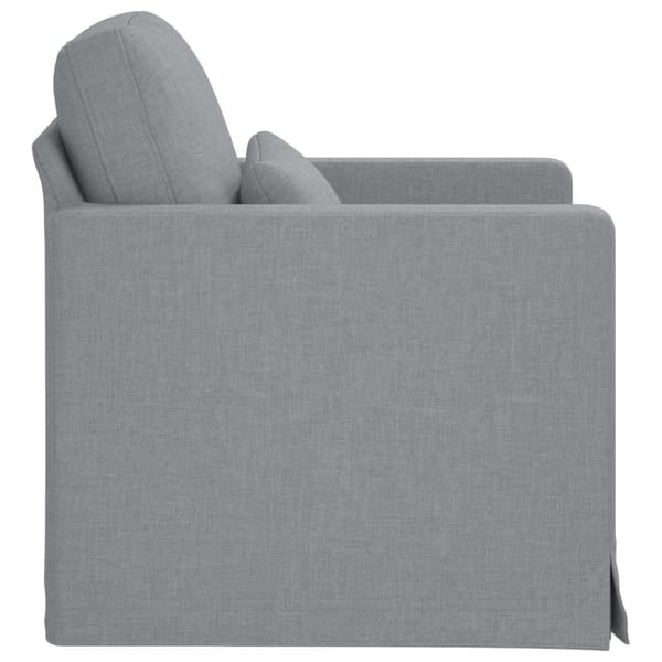 Soffa Ljusgrå 78 x 78 x 80 cm tyg
