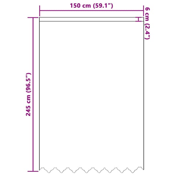 Spetsgardin med gardiner Blommor Vit 245x150cm Polyester