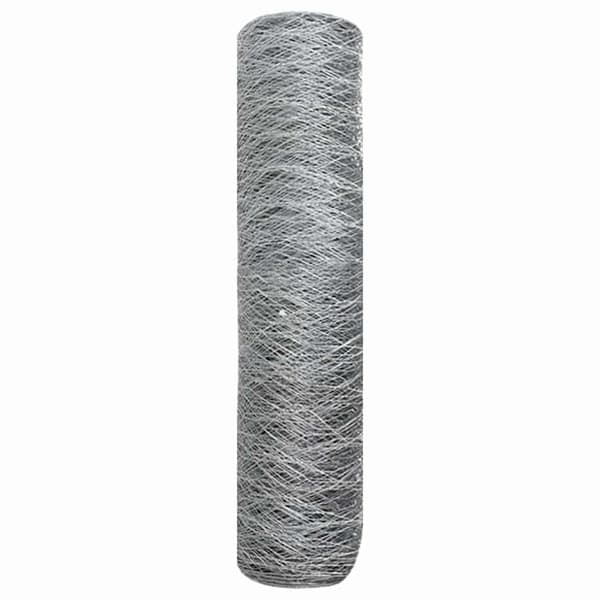 Hexagonstängsel Silver 0,6 x 100 m Galvaniserat stål