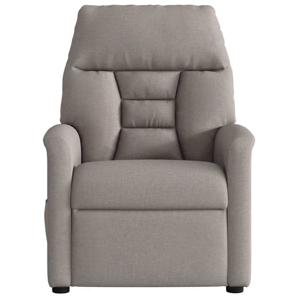 Reclinerfåtölj taupe tyg