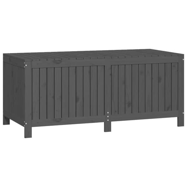 Dynbox grå 147x68x64 cm massiv furu