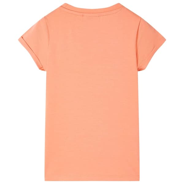 T-shirt för barn persika 128
