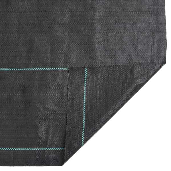 Ogräsmatta svart 0,5x10 m PP