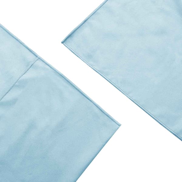 Utomhus Stols Handdukar 2 pcs Blå 130 x 60 cm