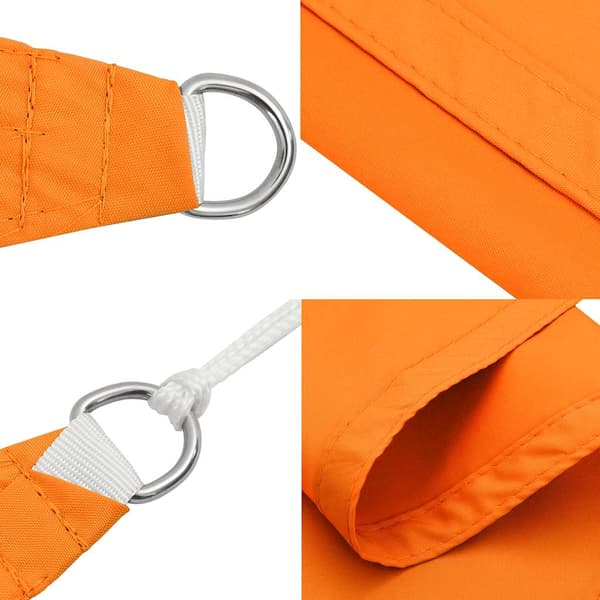 Solskydd Sail orange 2x2x2 m 100% polyester Oxford