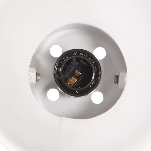 Industriell vägglampa vit 45x25 cm E27
