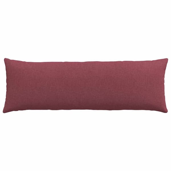 Sofakuddar 2 pcs Vinröd 120 x 40 cm tyg