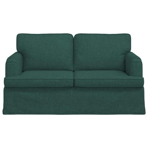 Soffa Mörkgrön 144 x 80 x 85 cm tyg