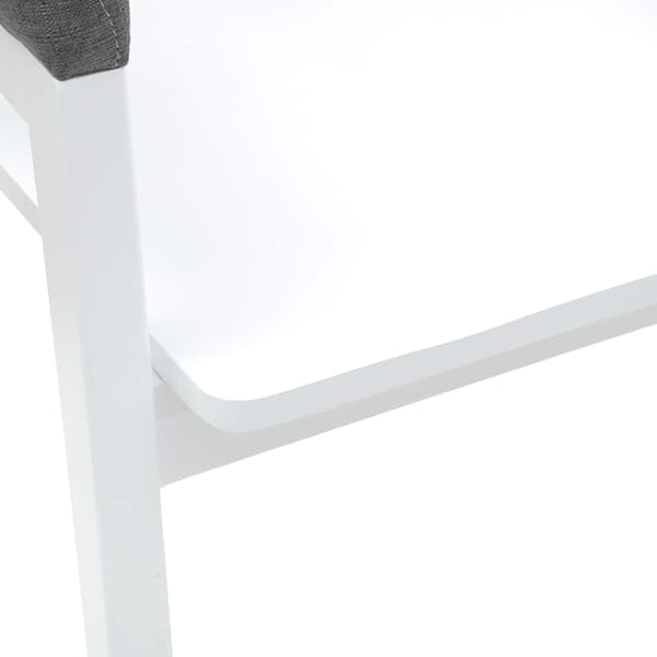 Matstolar 2 pcs Vit 54 x 57 x 73 cm Massiv Gummiträ