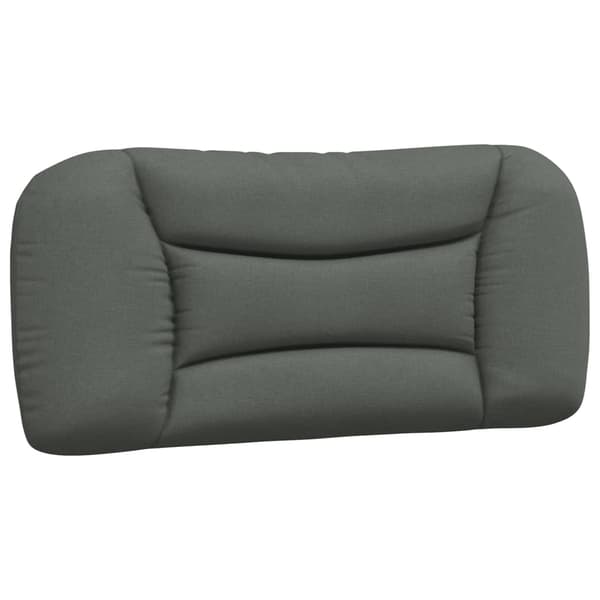 Headboard Cushion "Hvar" Dark Grey 80 cm Fabric