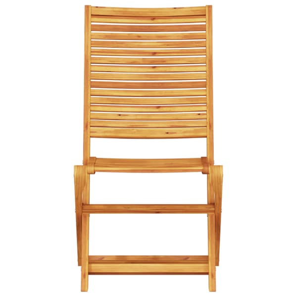 Fällbart bistroset 3 pcs Brun Massivt Akaciaträ