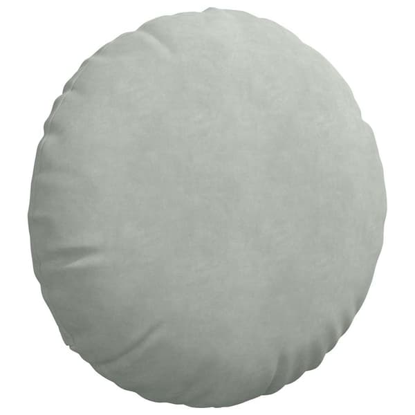 Sittkuddar 2 pcs Ljusgrå Ø50 x 19 cm Sammet