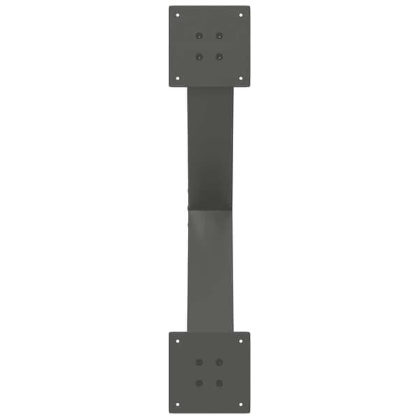 Soffbordsben X-formade 2 st antracit 70x(42-43) cm stål