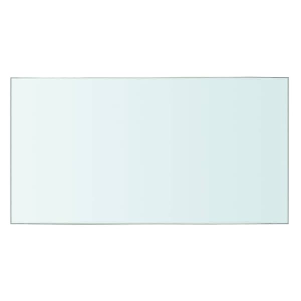 Hyllplan 2 st glas genomskinlig 20x30 cm