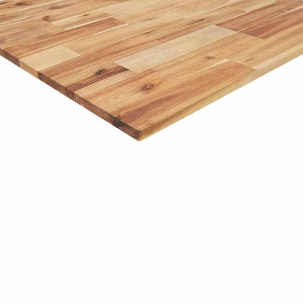 Bordsskiva rektangulär 100x70x2 cm massivt akaciaträ