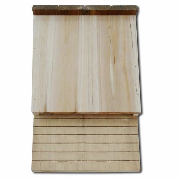 Fladdermushus 4 st 22x12x34 cm trä