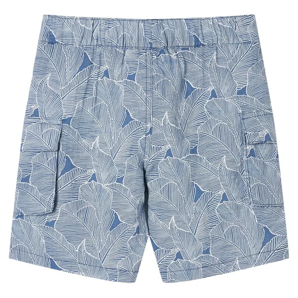 Barnshorts med snöre mörkblå 104