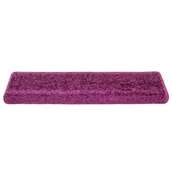 Trappmattor 30 st 65x21x4 cm violett rektangulär kant