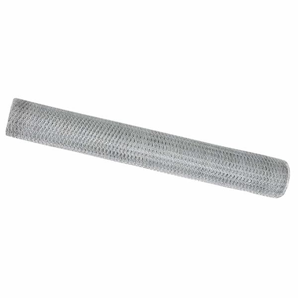 Hexagonstängsel Silver 1,2 x 10 m Galvaniserat stål