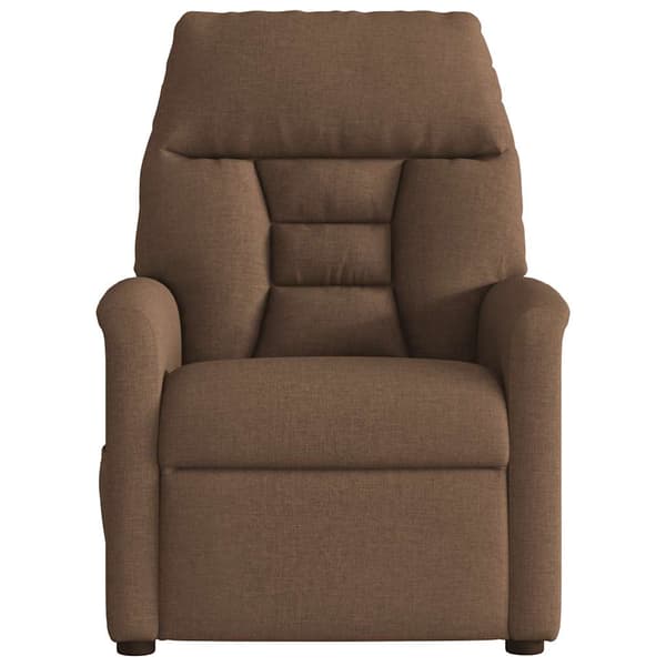 Reclinerfåtölj brun tyg