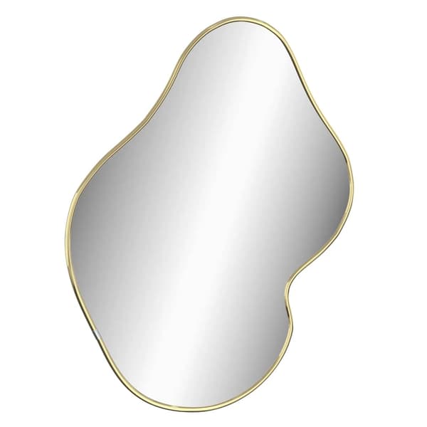 Väggspegel guld 60x50 cm