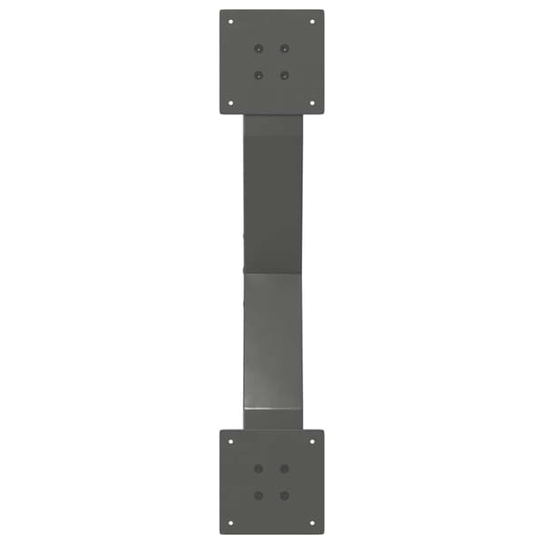Soffbordsben X-formade 2 st antracit 70x(30-31) cm stål