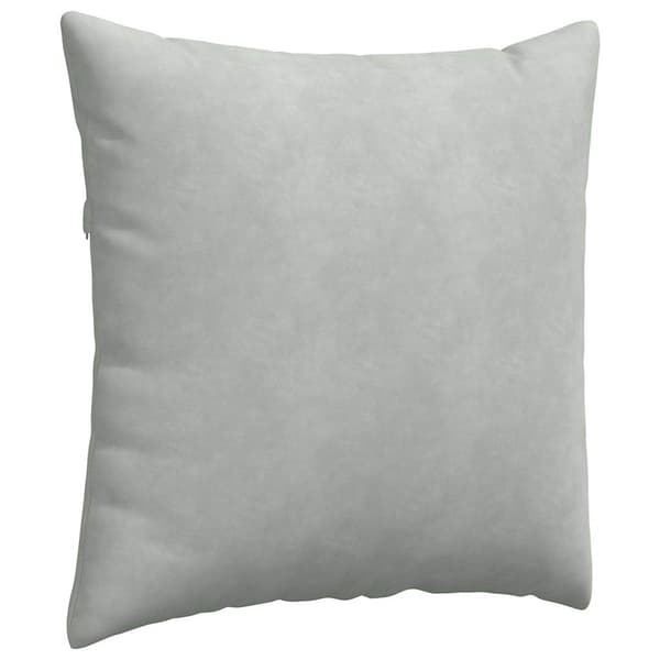 Sofakuddar 2 pcs Ljusgrå 60 x 60 cm Kordread tyg
