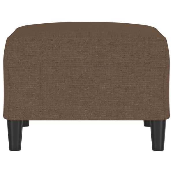 Fotpall brun 70x55x41 cm tyg
