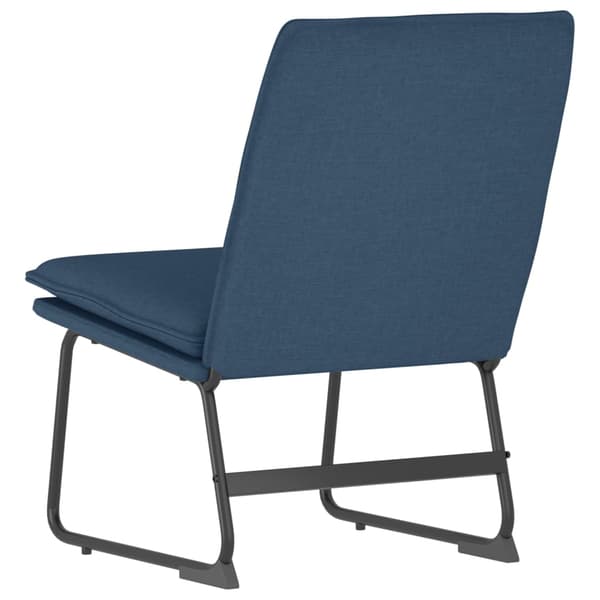 Loungestol blå 52x75x76 cm tyg