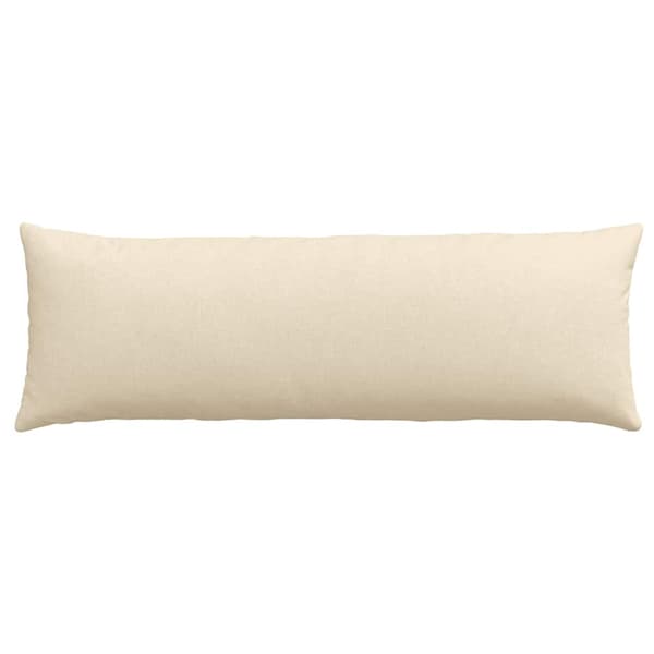 Sofakuddar 2 pcs Kräm 120 x 40 cm tyg