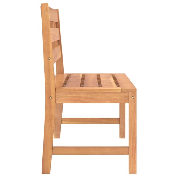Trädgårdsbänk 114 cm massiv teak