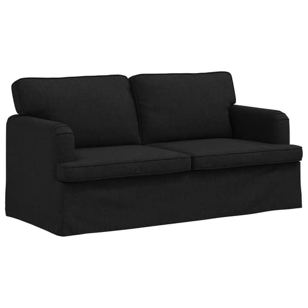 Soffa Svart 162 x 80 x 85 cm tyg