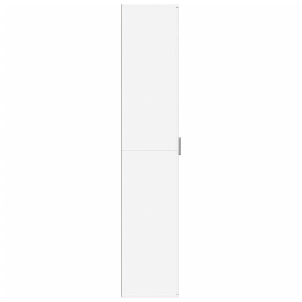 Högskåp vit 60x35x180 cm konstruerat trä