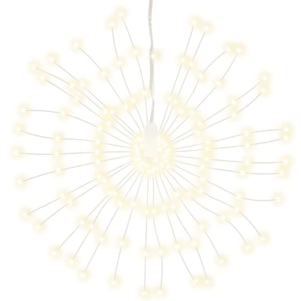 Julbelysning 140 LED varmvit 17 cm