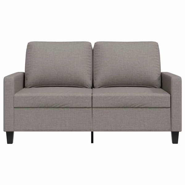 2-sitssoffa taupe 120 cm tyg